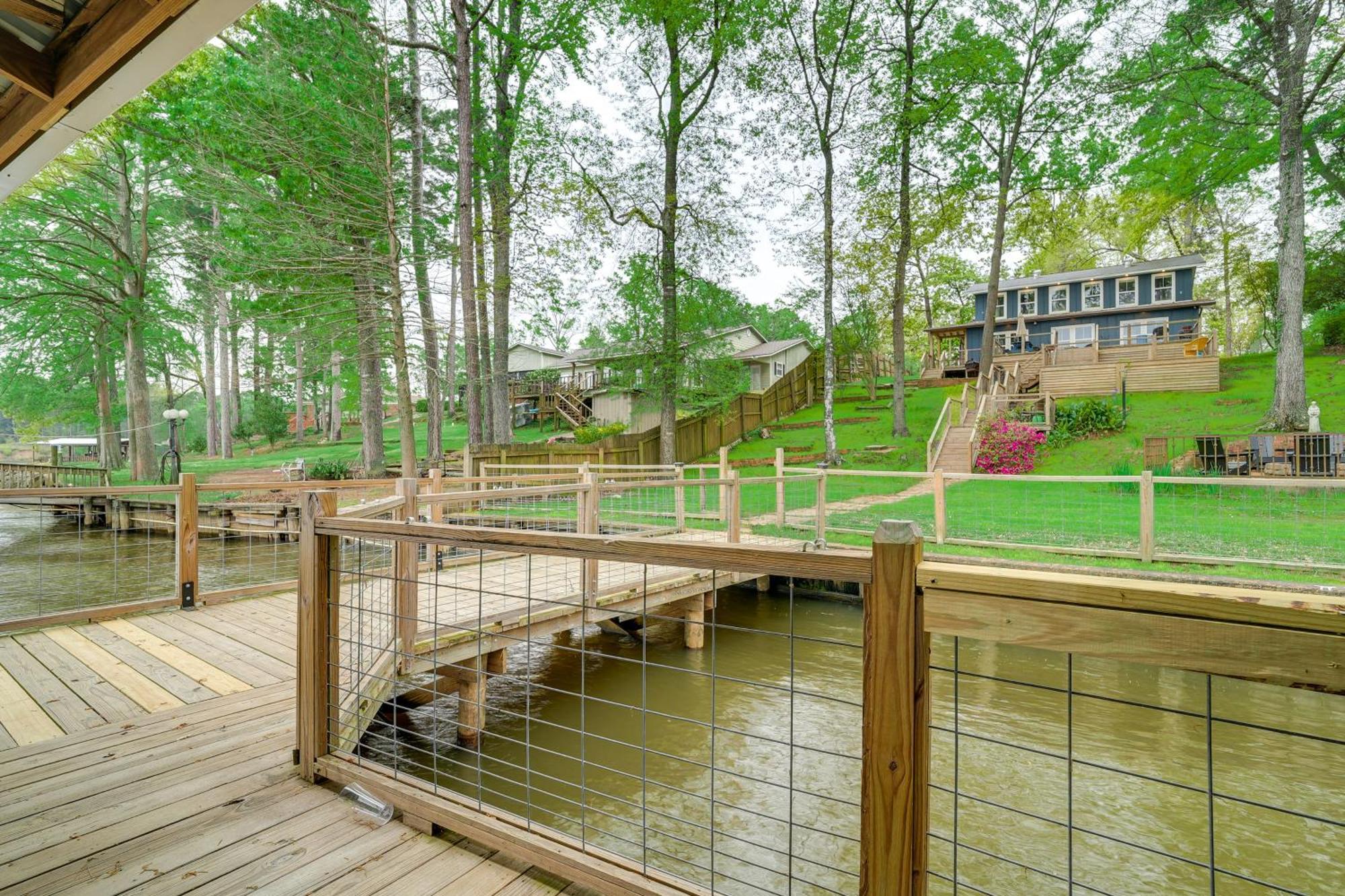 Waterfront House On Toledo Bend With Private Dock! Villa Alliance Ngoại thất bức ảnh