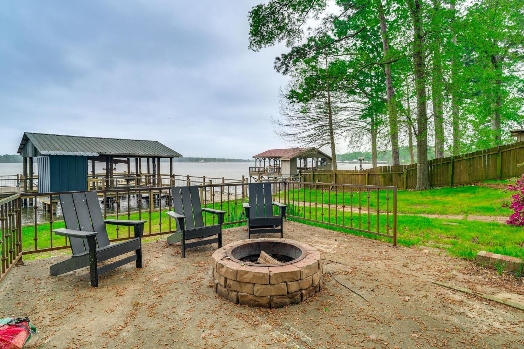 Waterfront House On Toledo Bend With Private Dock! Villa Alliance Ngoại thất bức ảnh