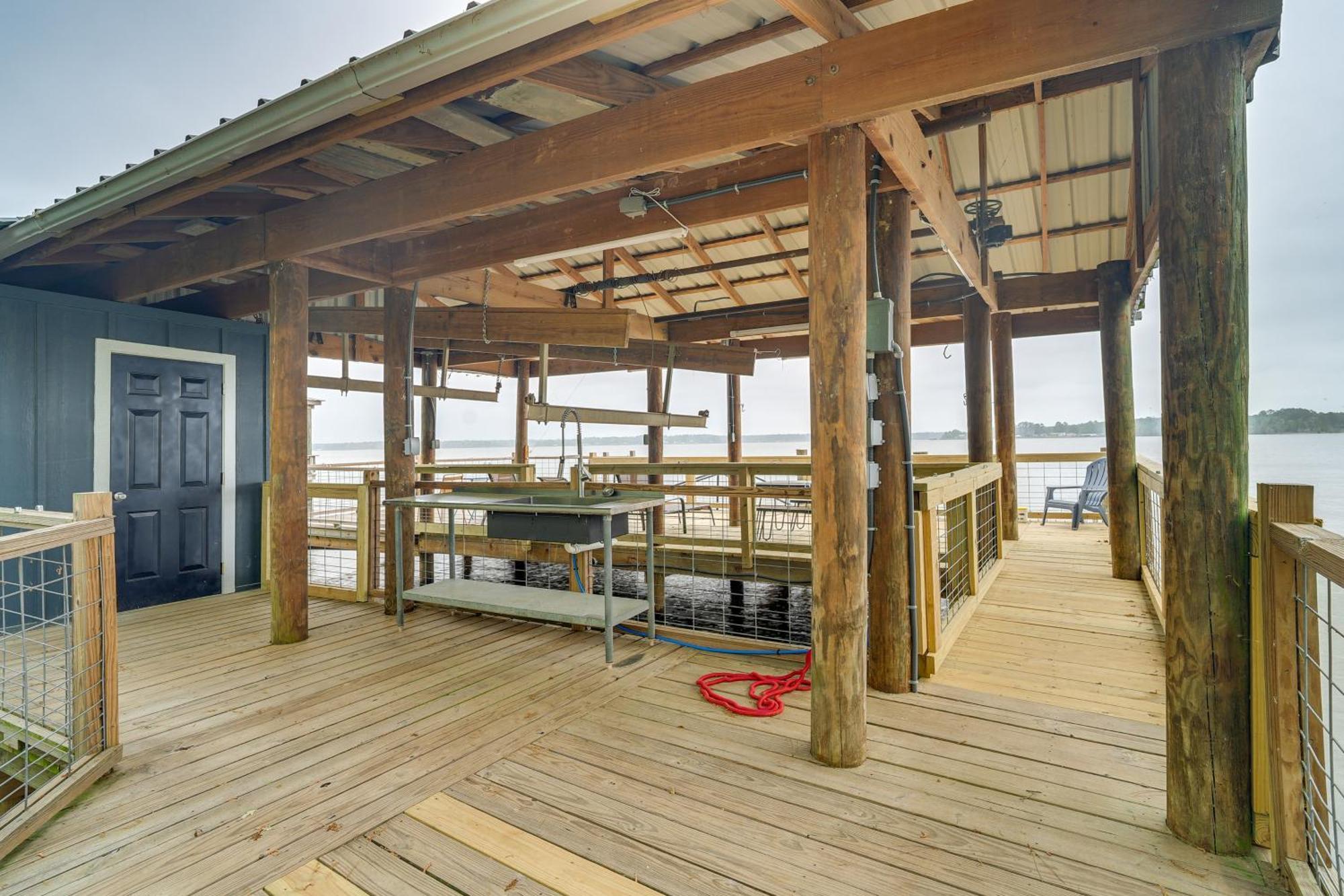 Waterfront House On Toledo Bend With Private Dock! Villa Alliance Ngoại thất bức ảnh